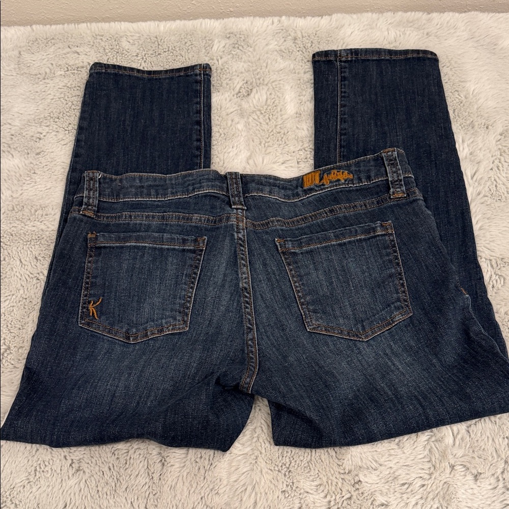 Kut From The Kloth Bardot Skinny Boyfriend Jeans Cropped Stretch Denim Size 6 - Picture 3 of 10